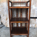 Rattan accent furniture vintage shelves #a232