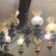 Vintage 8-arm chandelier