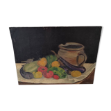 Still life with sandstone pitcher