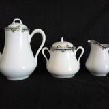 Limoges, Jean Boyer - Art Deco service for 7 people. 1920-1934