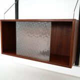 Teak wall unit, Danish design, 1960s, production: Denmark