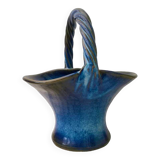 Basket pot cover, Vintage ceramic