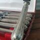 Lot of 12 silver knives stuffed 800 German monogram
