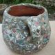 Pot terracotta mosaic called picassiette
