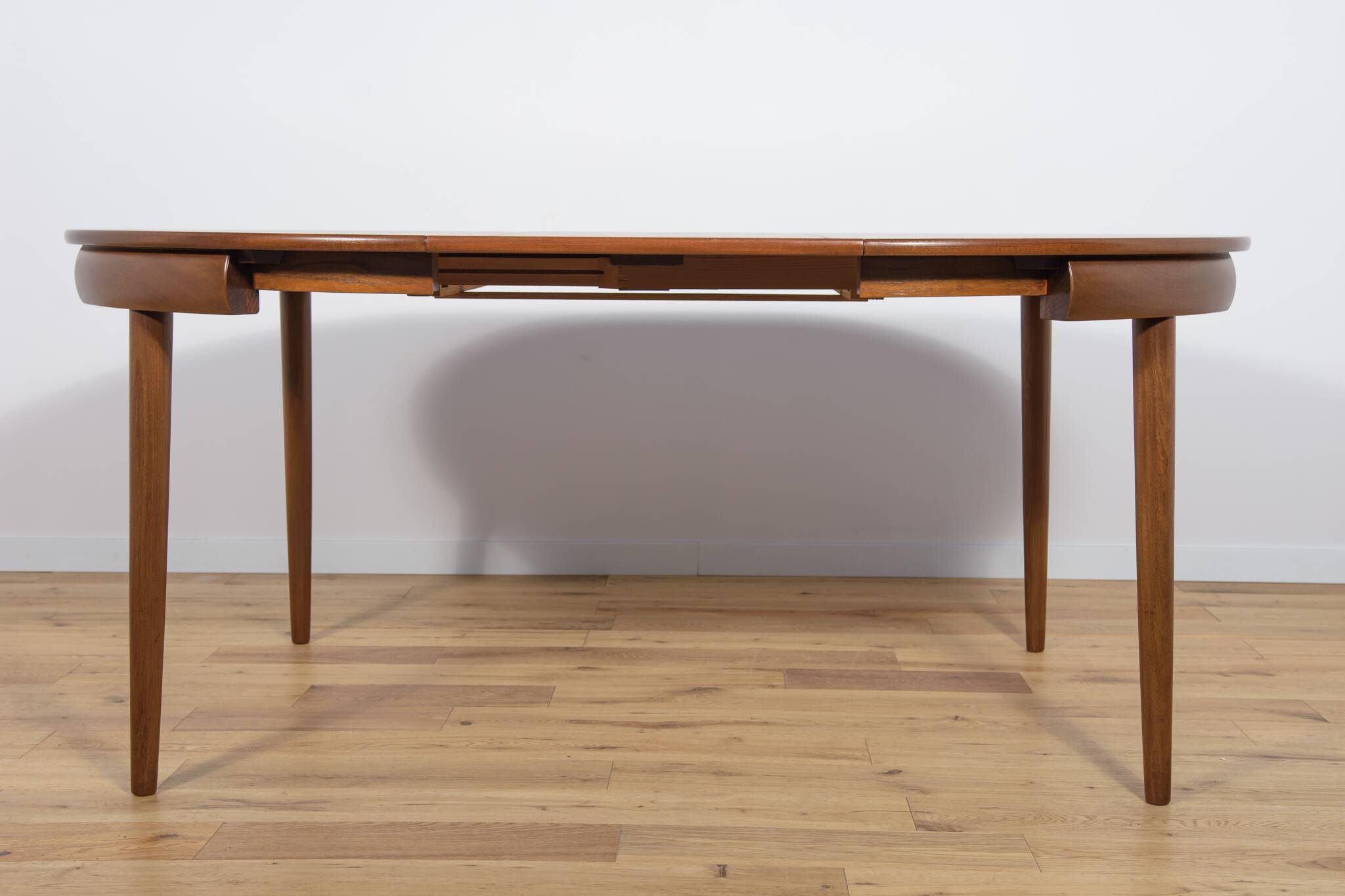 Mid-Century Teak Dining Table & Chairs by Hans Olsen for Frem Røjle, 1960s, Set of 5