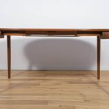 Mid-Century Teak Dining Table & Chairs by Hans Olsen for Frem Røjle, 1960s, Set of 5