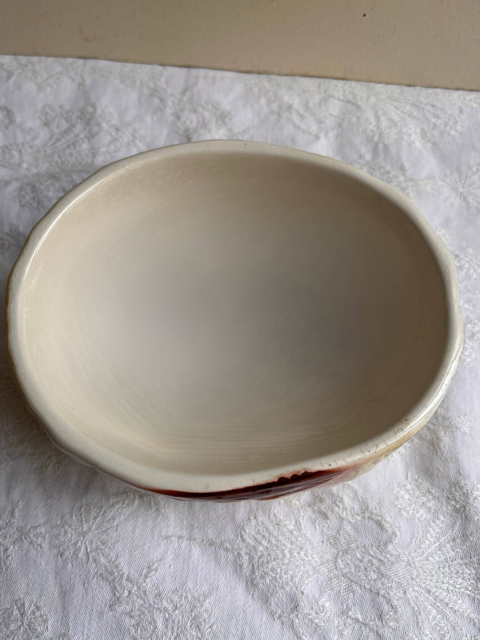 Terrine Michel Caugant rooster or hen in polychrome earthenware