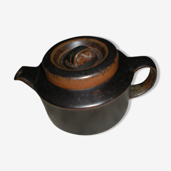 Arabia finland ruska collection signed teapot