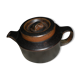 Arabia finland ruska collection signed teapot