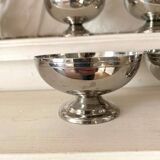 Stainless steel ice cream bowls by Guy Degrenne