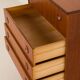 Danish mid century teak chest of drawers with hidden vanity, 1960s
