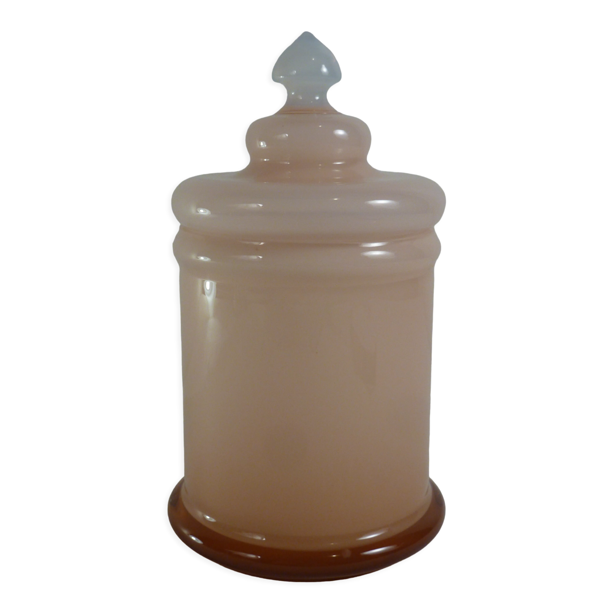 Pink opaline toillette pot