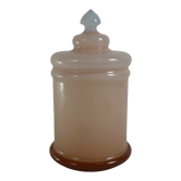 Pink opaline toillette pot