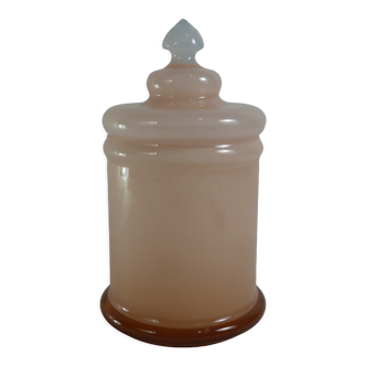 Pink opaline toillette pot
