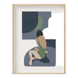 Blue moon - art print (30 x 40) signed ackeogh