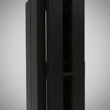 Black stackable stools of side tables (new) by Bram Vanderbeke, Belgium, 2017