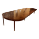 Extensible Louis XVI dining table in period Directoire mahogany.