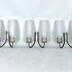 Mid-Century Modern set of three sconces in Arredoluce style. Italy 1950s
