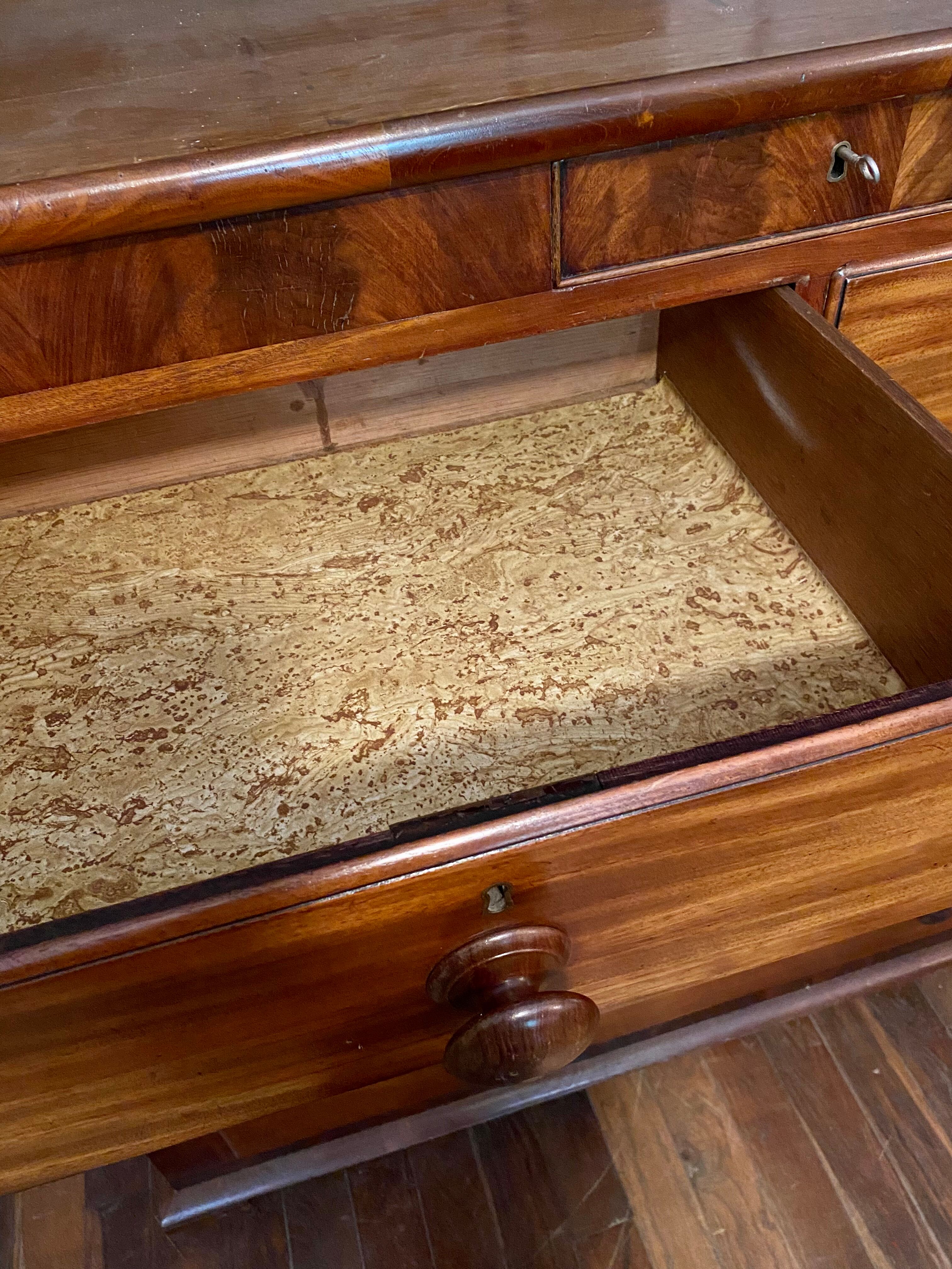 English mahogany dresser