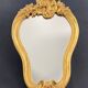 Violin mirror with shell decoration