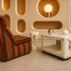 Vintage Space Age coffee table – futuristic 70s design – double pl