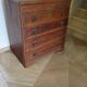 Art Deco chest of drawers with 4 drawers in oak, France 1930s-50s