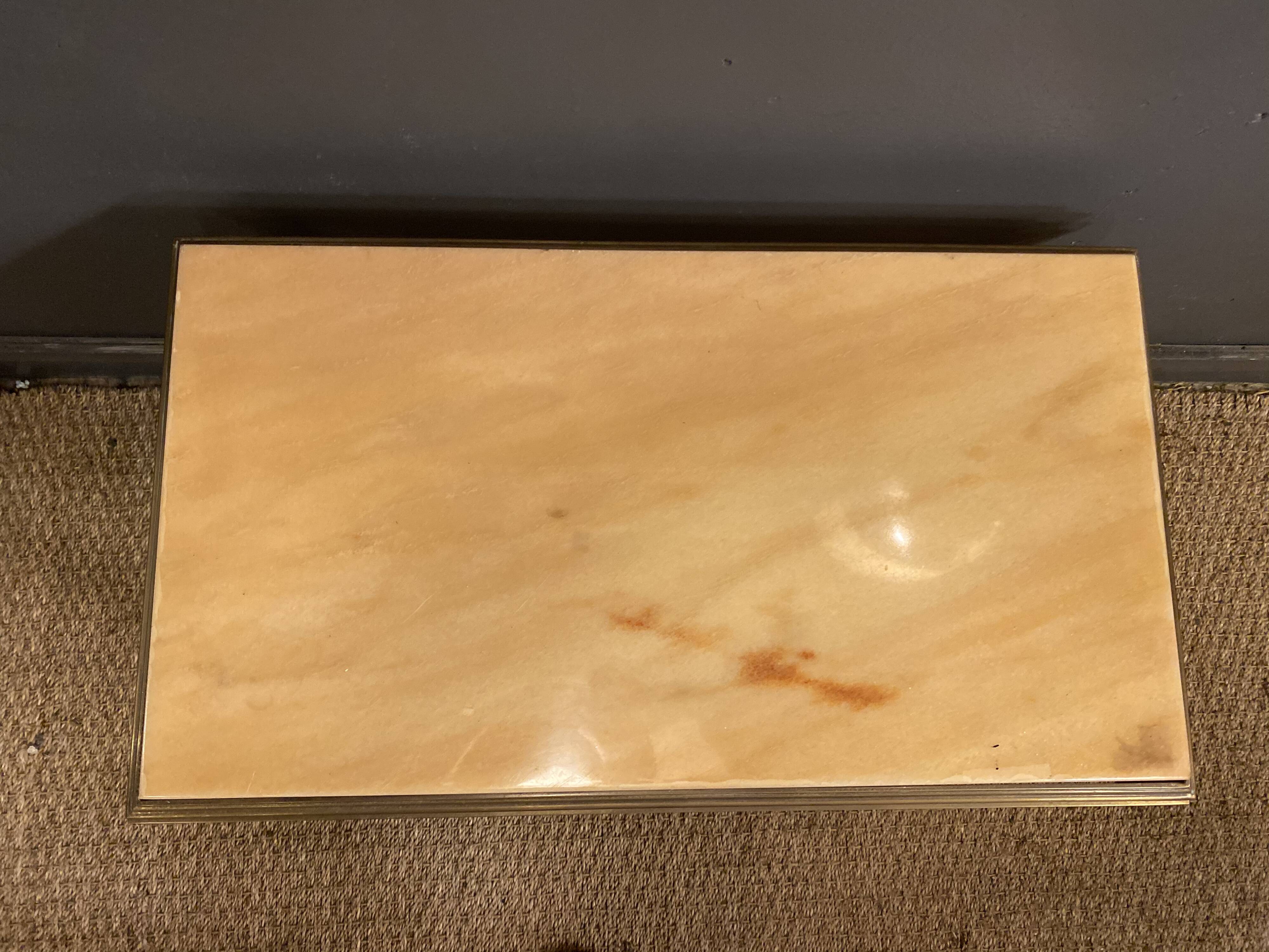 Tables in bronze and onyx 1970