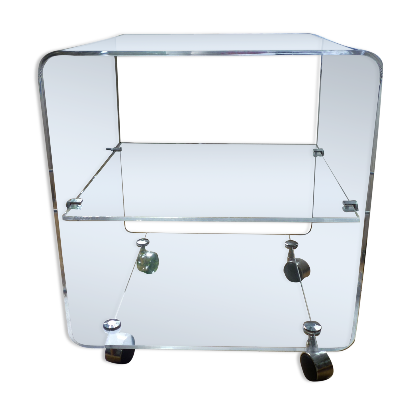 Plexiglas Side Table David Lange