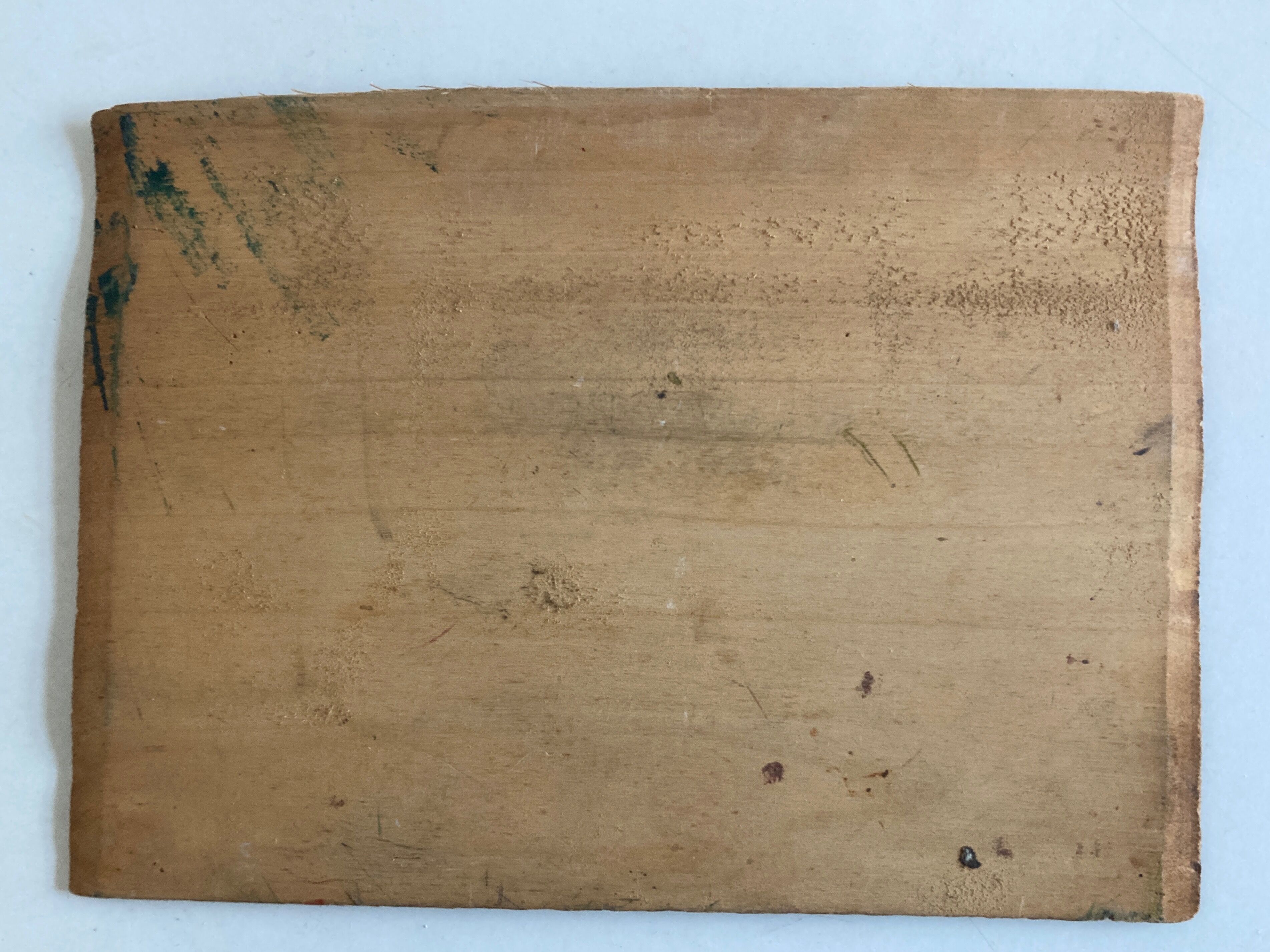 Huile sur bois portrait d'un oeuf au plat 1950