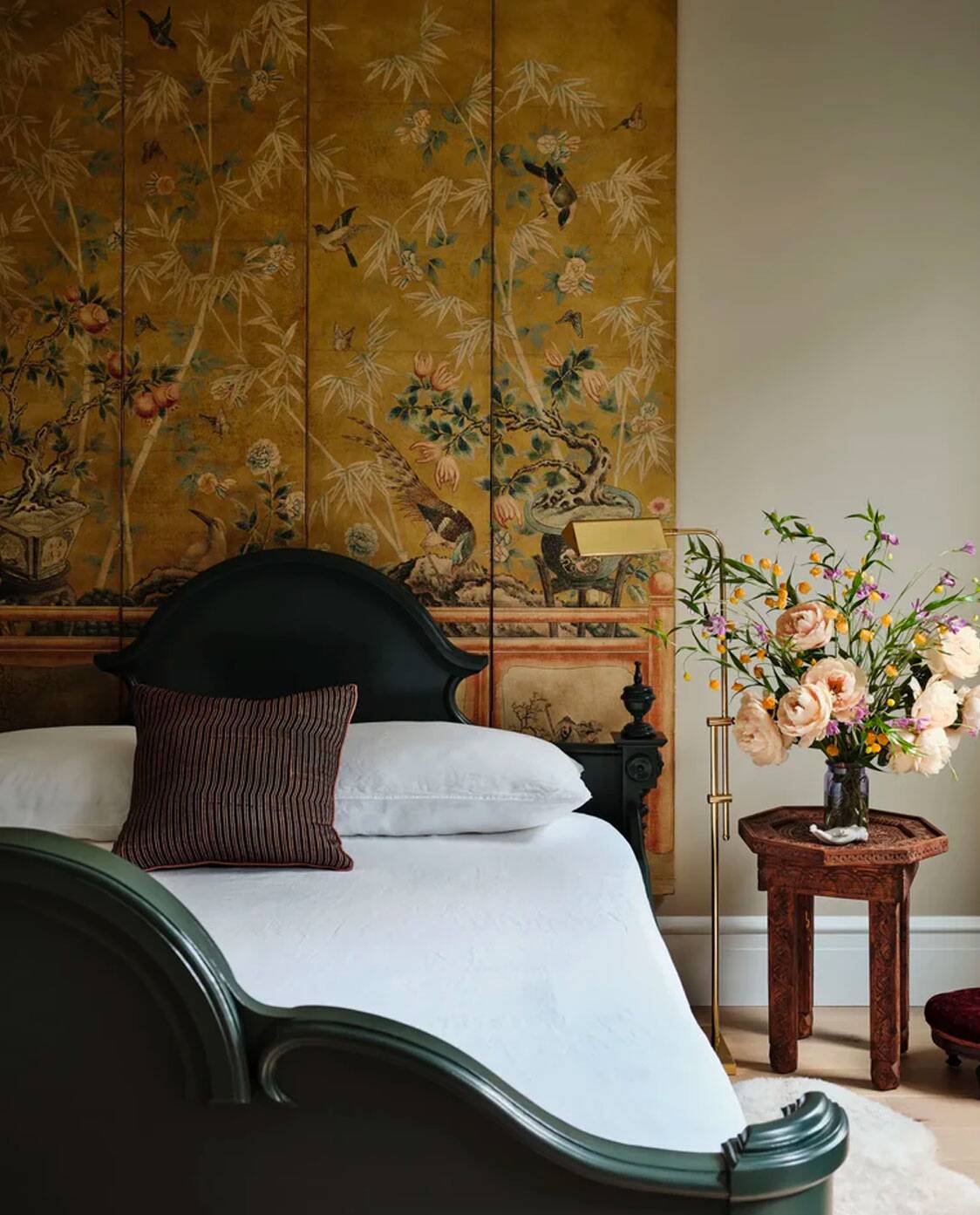 Paravent en tête de lit