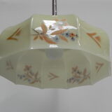 Lampe suspendue art déco avec ombre à 10 angles