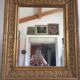Mirror/Frame Barbizon/Wood&Stucco gilded with fine gold/XIXth