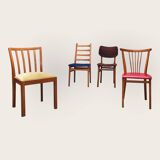 4 chaises mid century