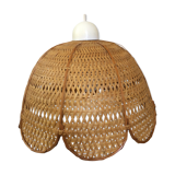 Wicker pendant shape vintage flower