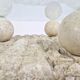 Fossil stone coffee table | Magnussen Ponte | 1980s