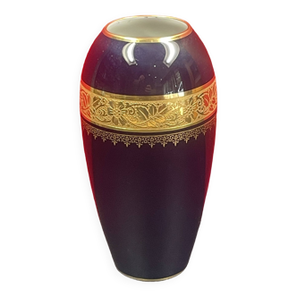 Limoges vase by P Pastaud