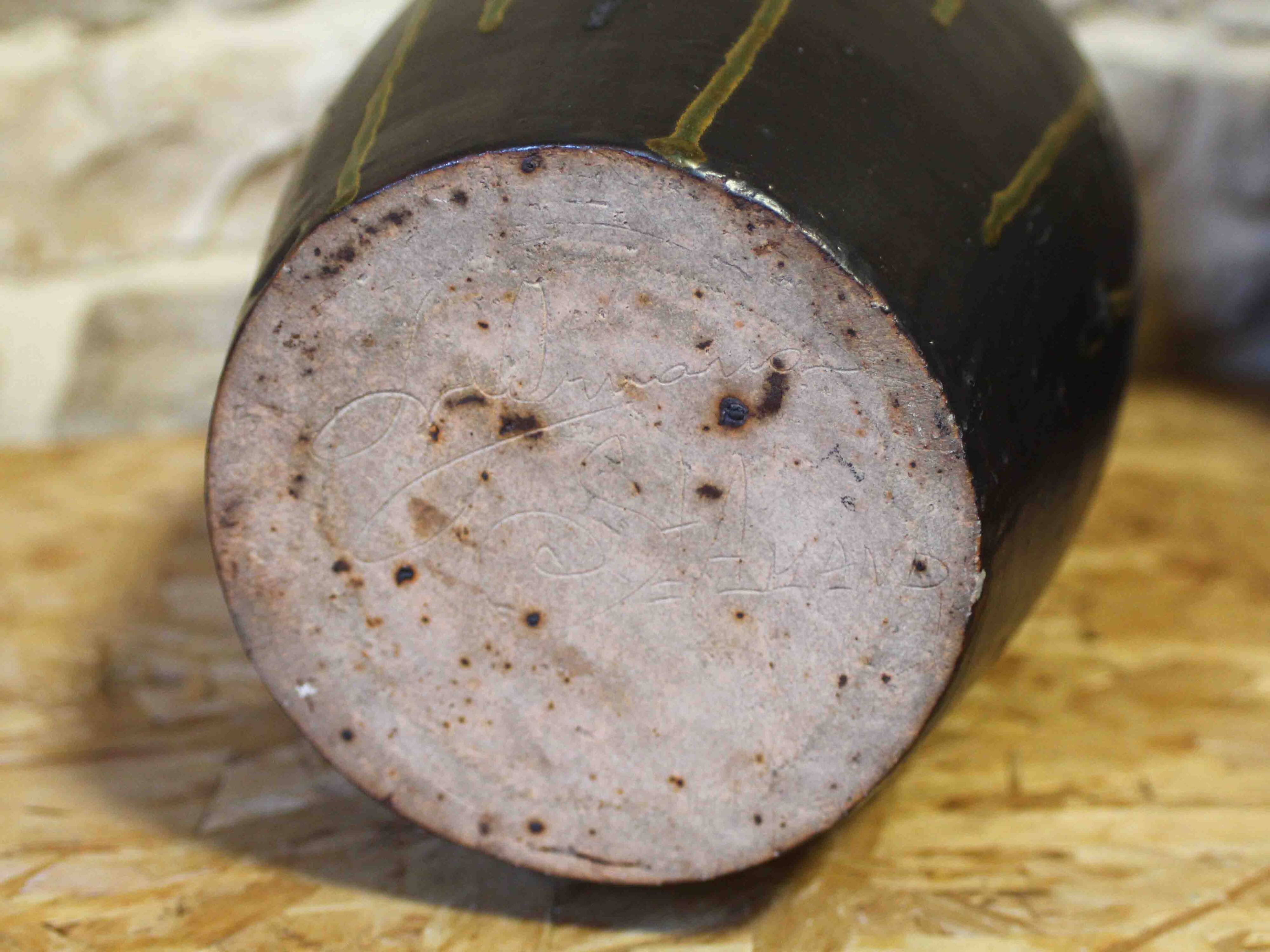 Large glazed stoneware vase Lucien Arnaud Saint-Amand-en-Puisaye