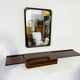 Mid-Century Modern Wall Console with Mirror, Italy, 1960s