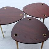 Nesting tables partroy de Pierre Cruege edition forms 1955