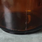 Bouteille verre ambré