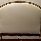 Louis XV style bed in 20th century patinated beech