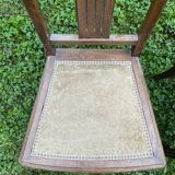 Paire de chaises ancienne en bois