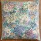 Double-sided floral cushion