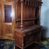 Buffet served Renaissance walnut