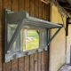 Wooden wall coat rack 4 pateres
