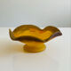 Glass footed coupe Nuagé signed by Muller Frères Lunéville.