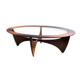 Astro oval coffee table-Victor Wilkins-1960