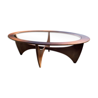 Astro oval coffee table-Victor Wilkins-1960