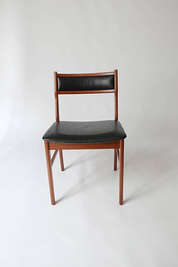 Paire de chaises Danmark design scandinave 1960 vintage des années 70 1970