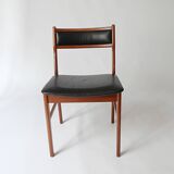 Pair of denmark chairs scandinavian design 1960s vintage 70s 1970s